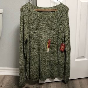 Green sweater